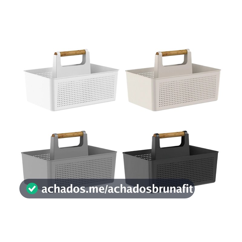 Cesto Organizador Multiuso com Alça Flow OMW100 - Ou
