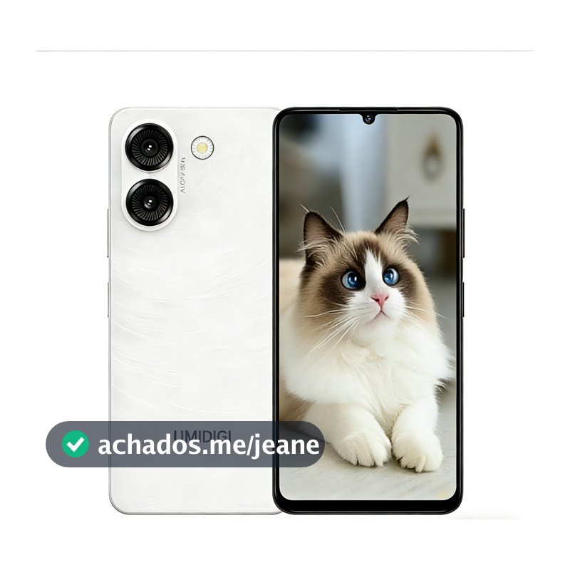 Celular Smartphone UMIDIGI Note 90A 64GB/4+4GB RAM - Dual SIM Tela 6.75" - 2 anos