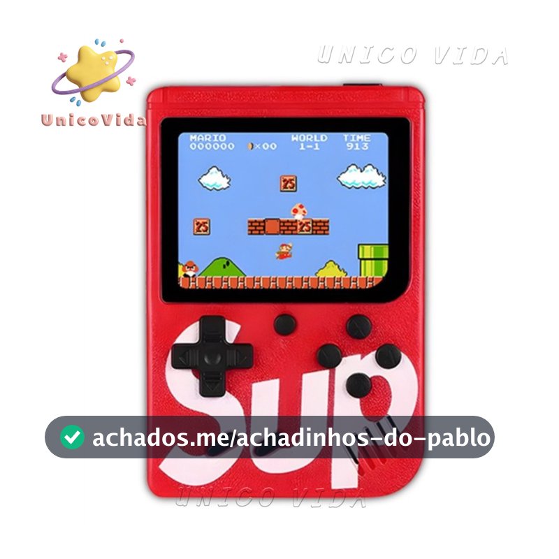 Mini Game Retrô Portatil Nintendo 400 Jogos Antigos Anos 80 | UnicoVida