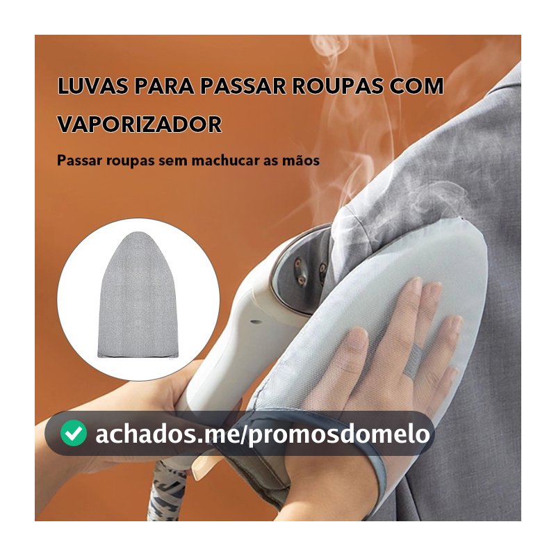 Mini Luvas De Engomar Anti-Vapor : Almofada Para Tábua De Passar Roupa Portátil E Resistente Ao Calor