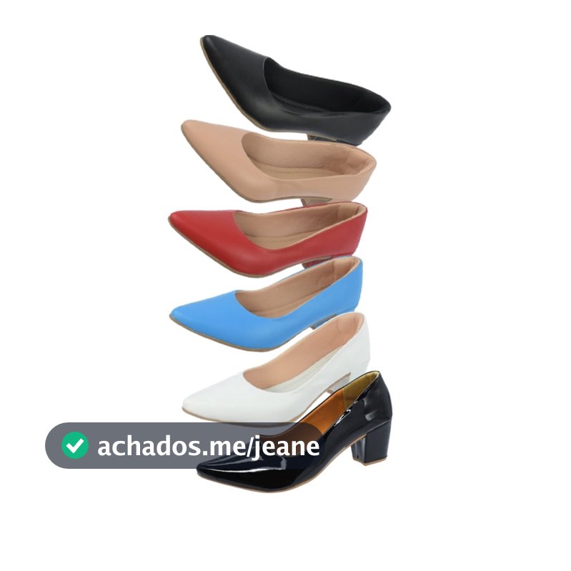 Scarpin Bico Fino Anna Karol Peeptoe Salto 6cm