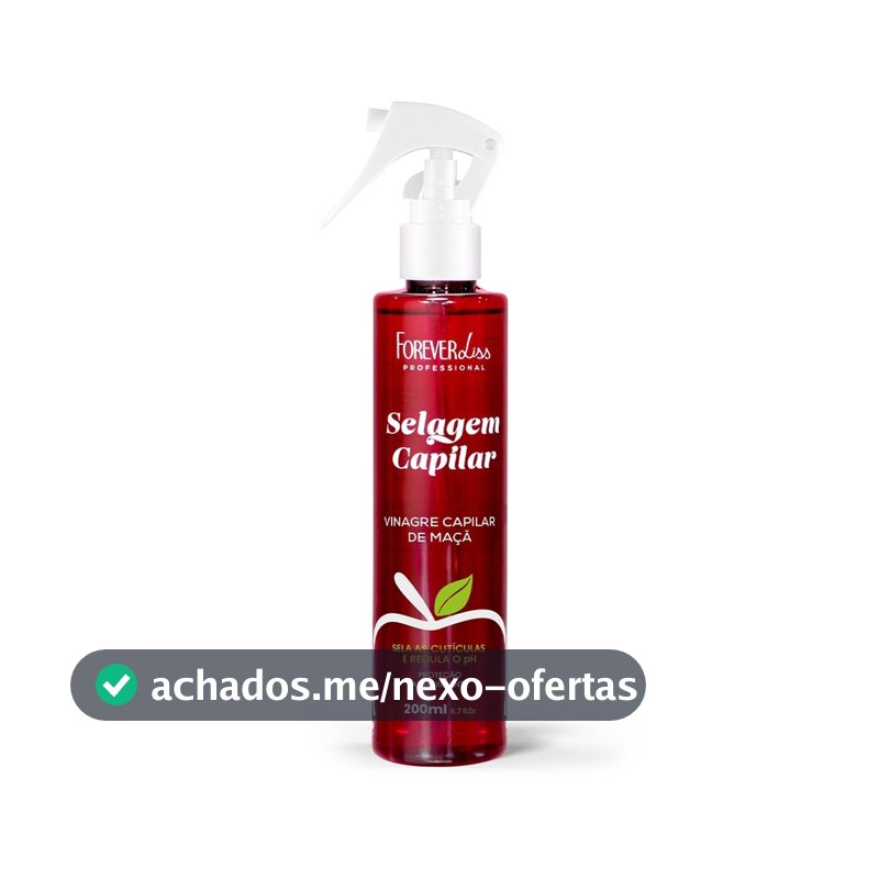 Acidificante Vinagre Capilar de Maçã Forever Liss 200ml