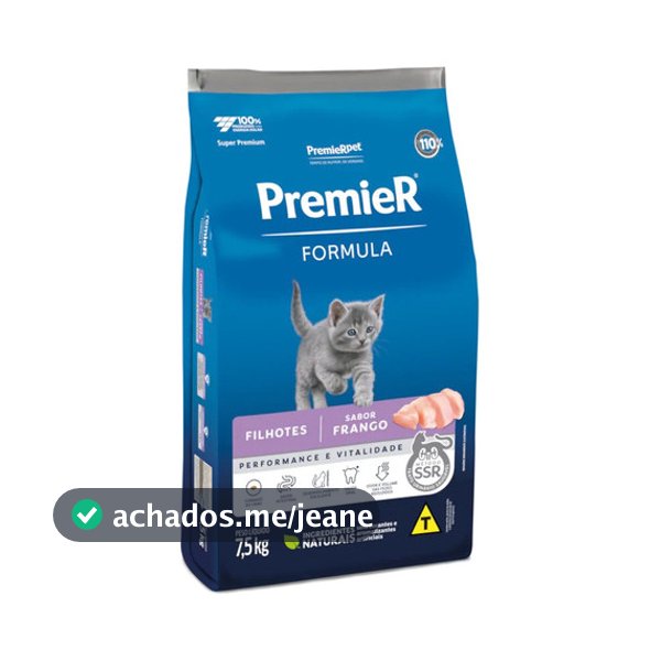 Premier Formula Gatos Filhotes Frango 7,5kg