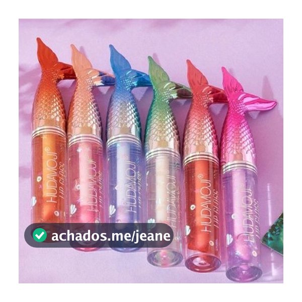 TÁLINDA - Lip Gloss Cauda De Sereia Com Cheirinho Muda De Cor Nos Lábios  L-607C
