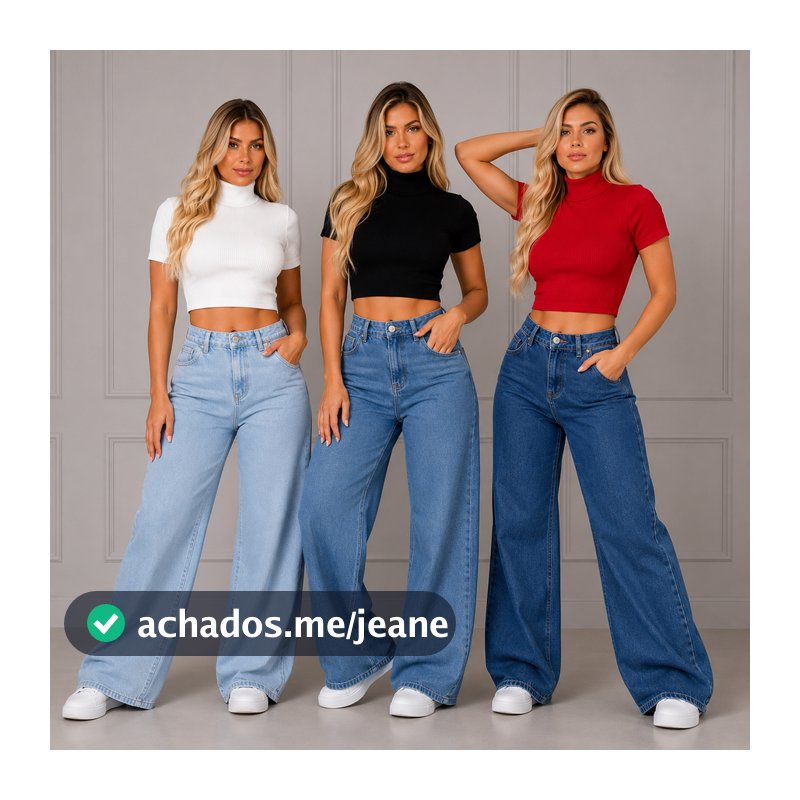 Kit com 3 Croppeds Canelados Manga Curta – Cores Variadas