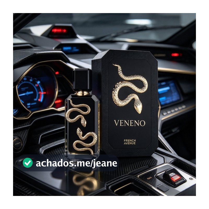 Perfume Arabe Veneno Bianco / Veneno Preto / Veneno Scarlet French Avenue 100ml Original-Envio imediato