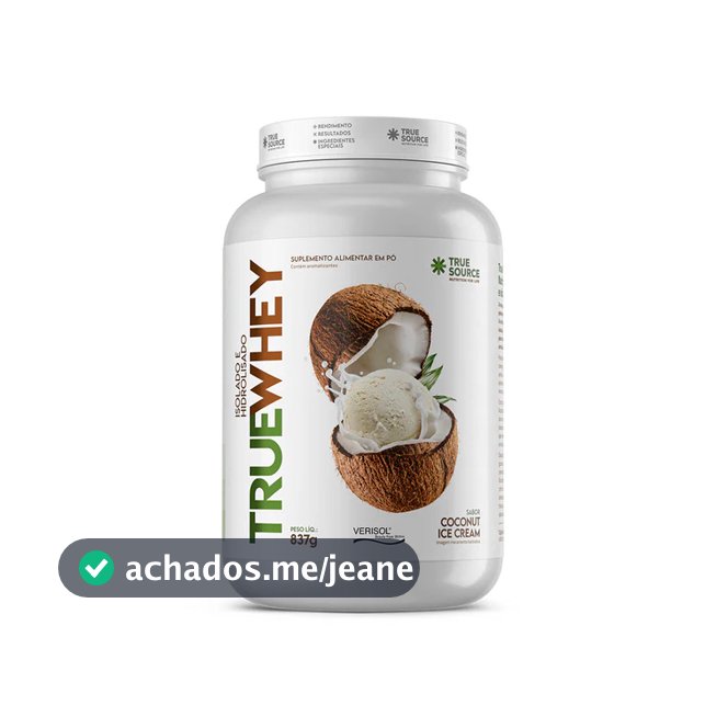 True Whey Protein - Coconut Ice Cream - 837g - True Source
