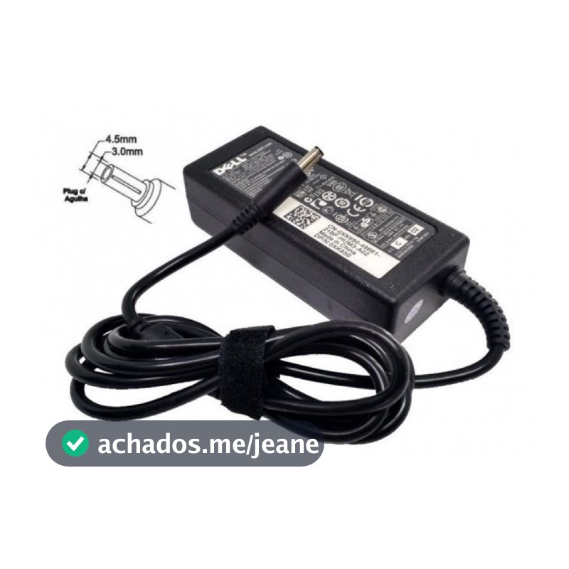 Carregador Notebook Dell 19.5v 3.34a 65w Pino Fino Envio Já