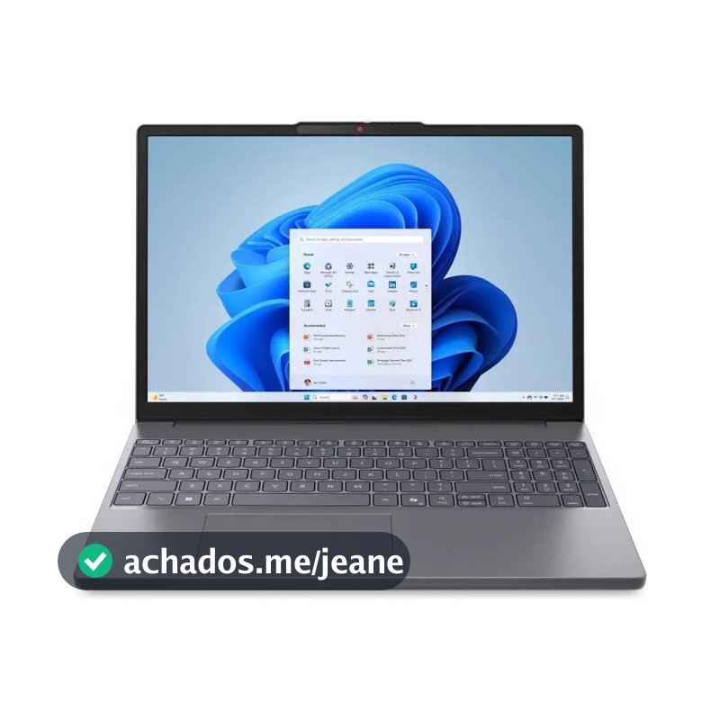 Notebook Lenovo IdeaPad Slim 3 15IRU10 Intel Core 3 100U 8GB SSD 256GB 15,3" Windows