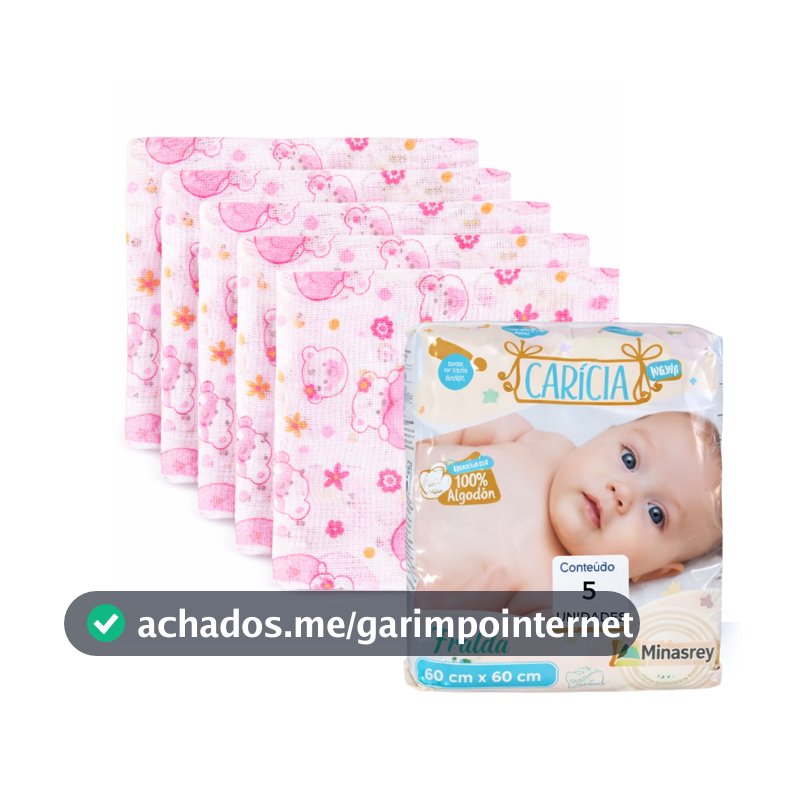 Fralda De Pano Carícia