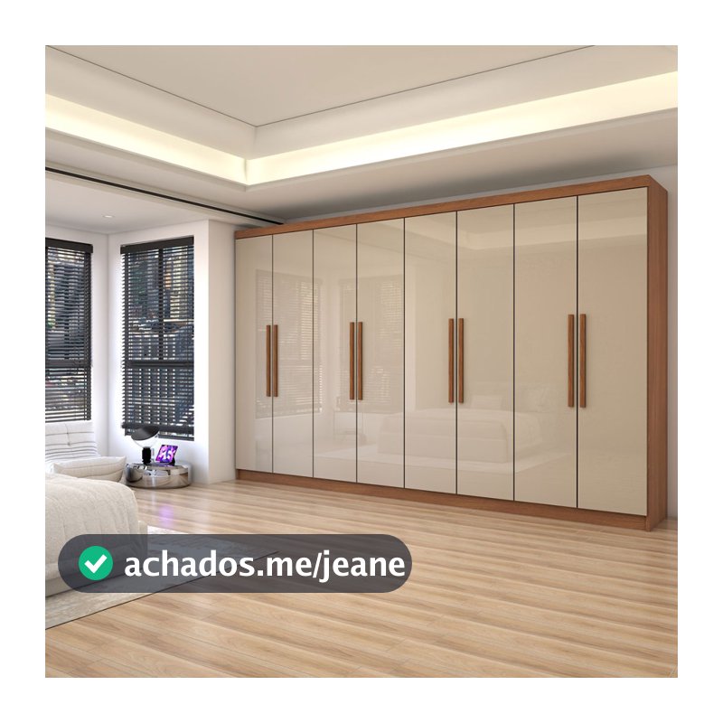 Guarda-Roupa Casal Odisseia 8 Portas 4 Gavetas - Panorama Móveis