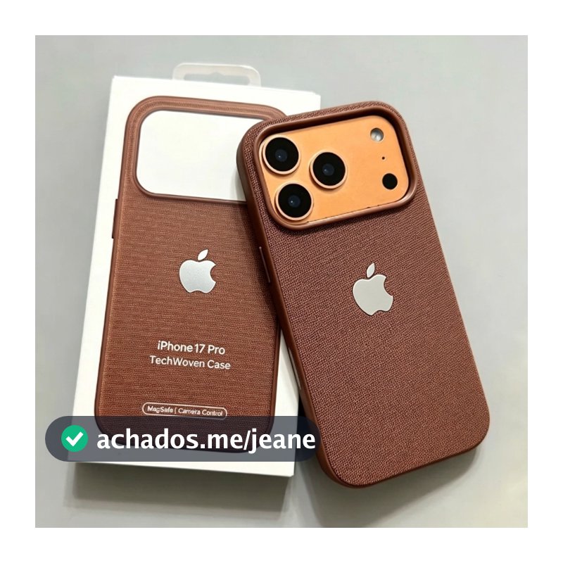 Capa De Tecido De Tecnologia Magnética Para iPhone 17 ProMax 16 15 14 13 18 Pro Max Techtecido Magsafe Carregamento Sem