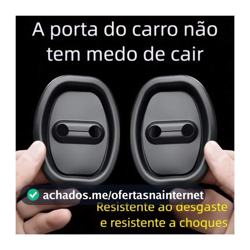 Kit Protetor de Porta do Carro 4 Peças - Amortecedor Borracha Anti Colisão  4.4