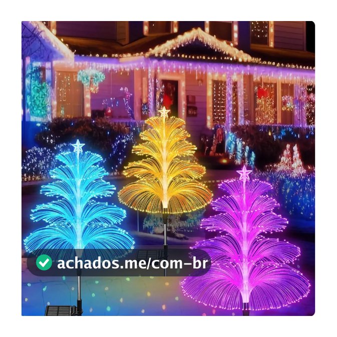 Luz Solar De Água-Viva De Fibra Óptica De 5 Camadas , 7 Cores Que Mudam De Natal , Decoração Festiva , Atmosfera , Jardi
