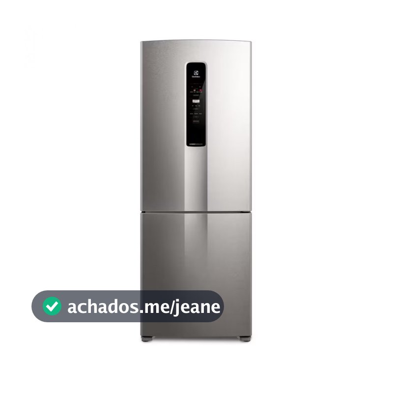 Geladeira IB7S Frost Free Inverse Efficient com AutoSense Look 490L Electrolux