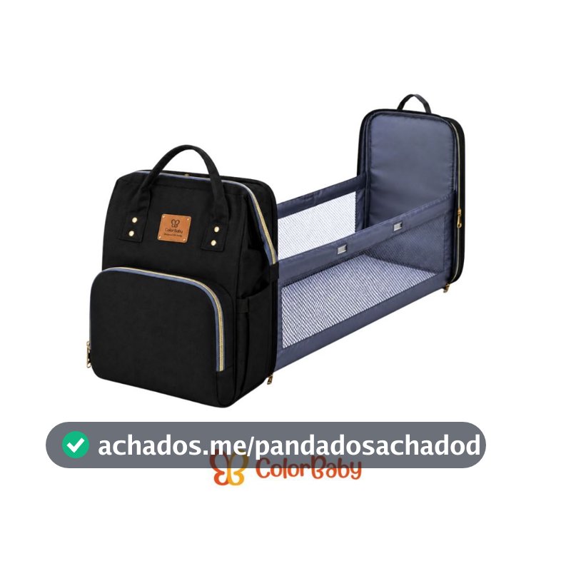 Mochila Bolsa Maternidade - com Berço Portátil, Térmico, Impermeável e Multifuncional - ColorBaby