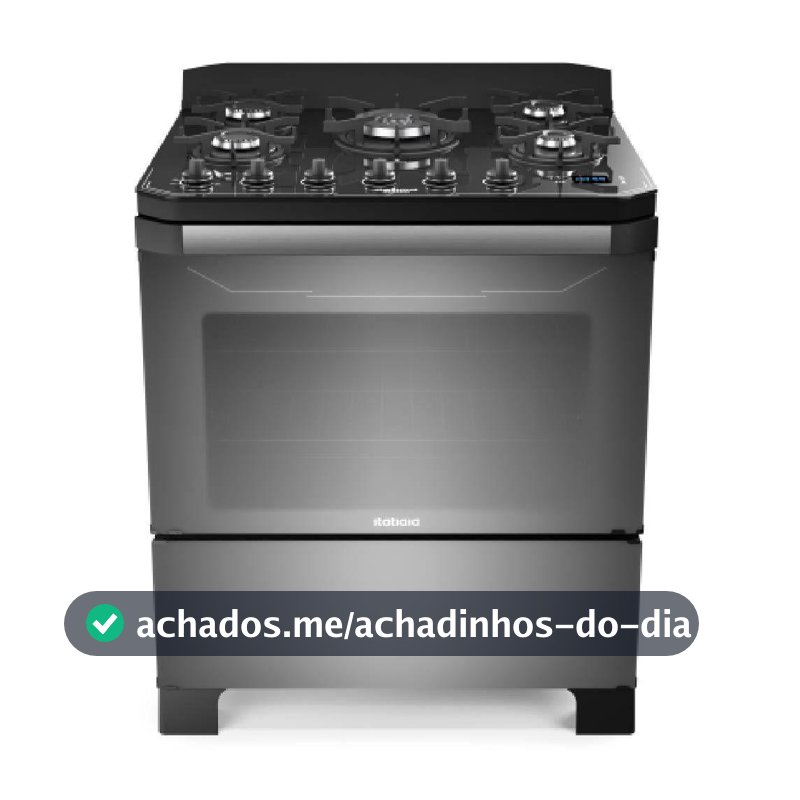 Fogao Itatiaia Itamaster 5 Bocas Digital Reflecta Tripla Chama Bivolt (3700000336)