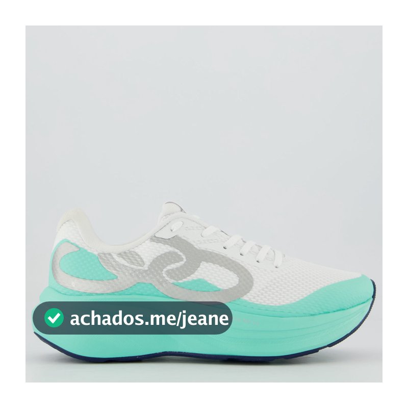 Tênis Olympikus Veloz 4 Feminino Branco e Verde