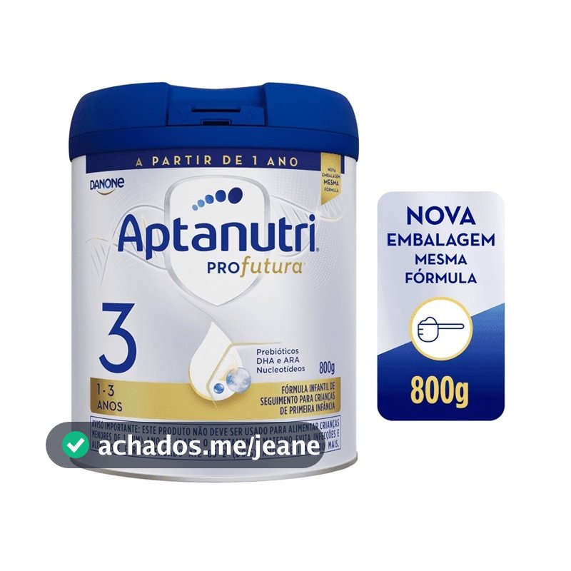 Fórmula Infantil Aptanutri Profutura 3 Danone Lata De 800g