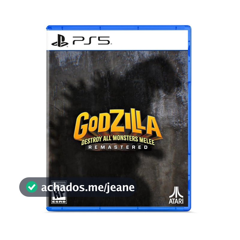 Godzilla Destroy All Monsters Melee Remastered PS5 Midia Fisica