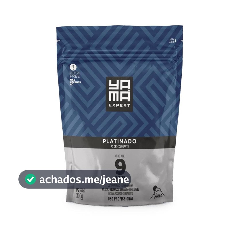 Pó Descolorante Yamá Platinado Refil  300g