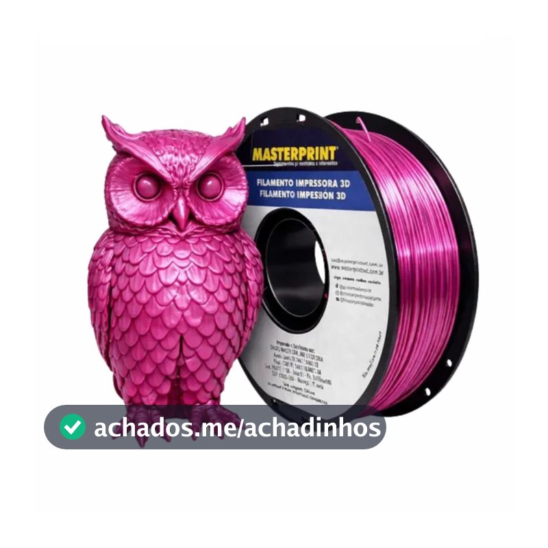 Filamento 3D - PLA Silk Fuchsia 1KG (1.75MM) Masterprint