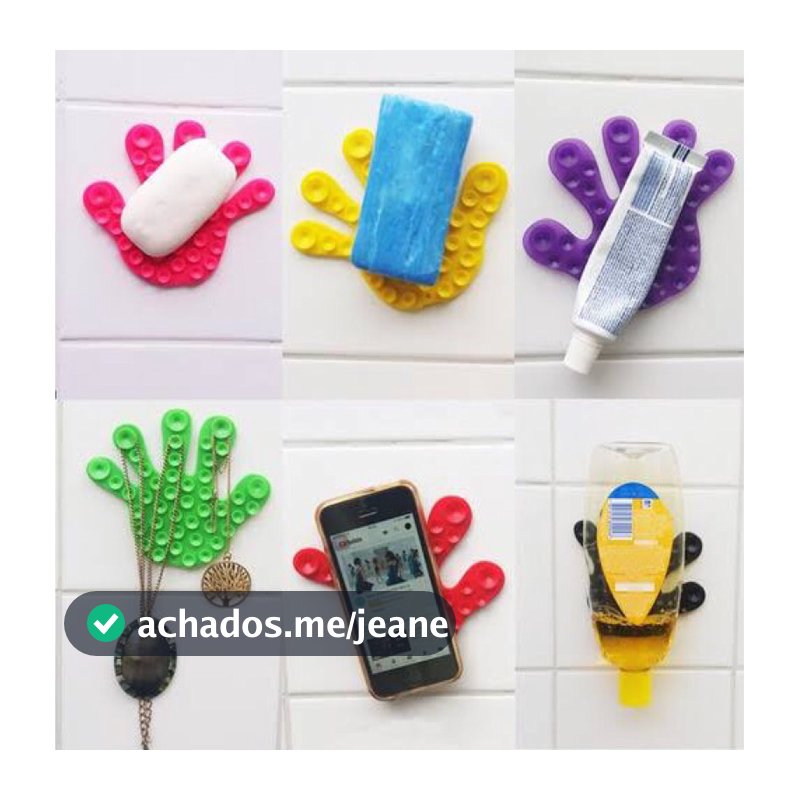 Ventosa Multiuso - Saboneteira /Porta Shampoo / Suporte para celular etc