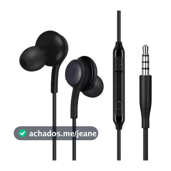 Fone De Ouvido Com Fio Resistente Compatível Sansung S10 S20 P2 Cor da luz Azul marinho