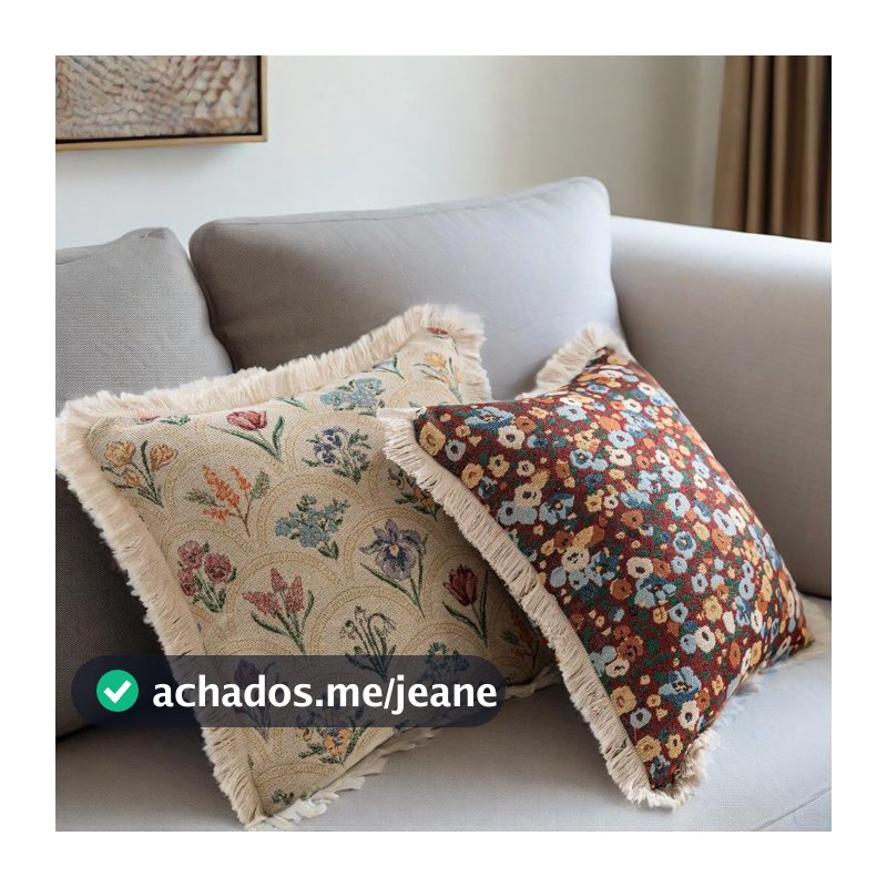 1 Peça Capas De Almofada De Sofá Capa Decorativa Para Almofadas Com Borlas De Fazenda Moderno Sala De Estar Pacote Ao Ar