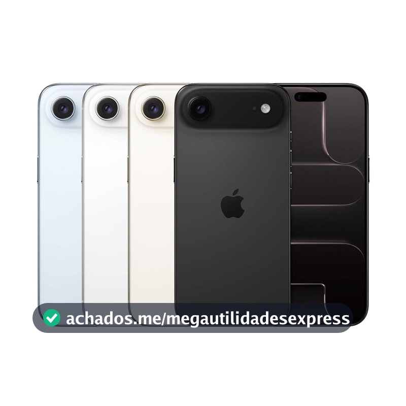Celular Apple iPhone 17 Air 256GB 5G iOS Tela 6,6" polegadas 48MP Chip A19 Pro com Design Ultra-Fino