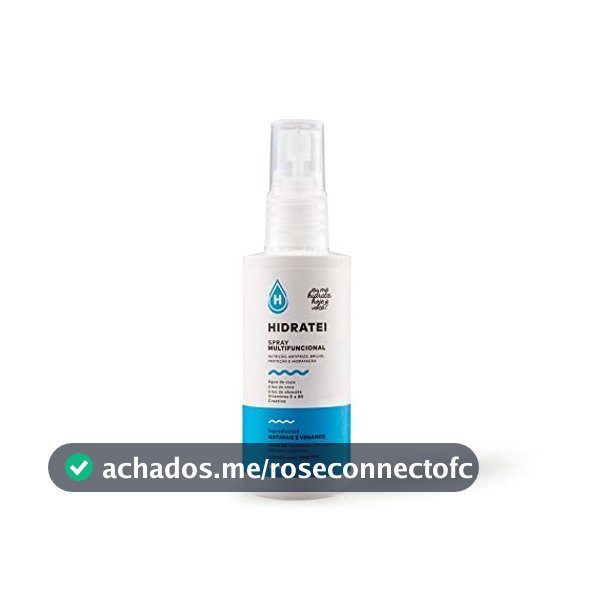 Leave-in Spray Multifuncional Hidratei 60ml Travel Size Proteção Térmica Antifrizz Brilho