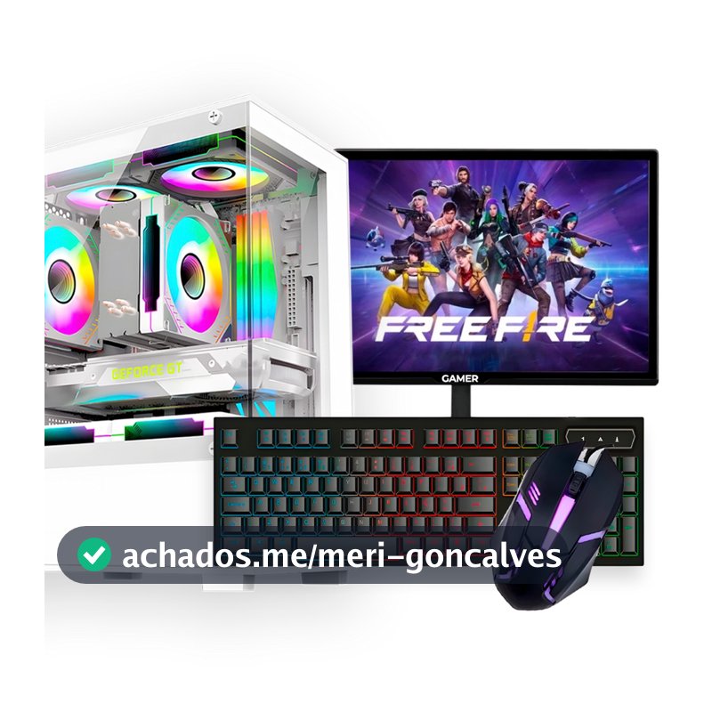 PC Gamer Completo, Intel Core i5, GT 210, 12GB de Ram, SSD 480GB, Monitor 19