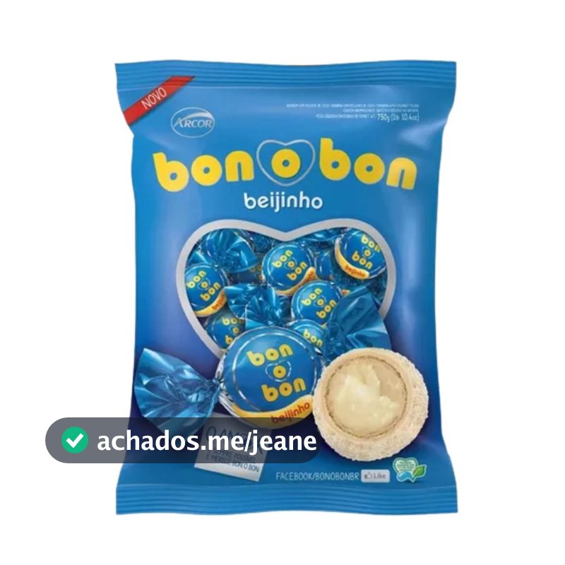 Bombom Bonobon Beijinho 750g - Arcor