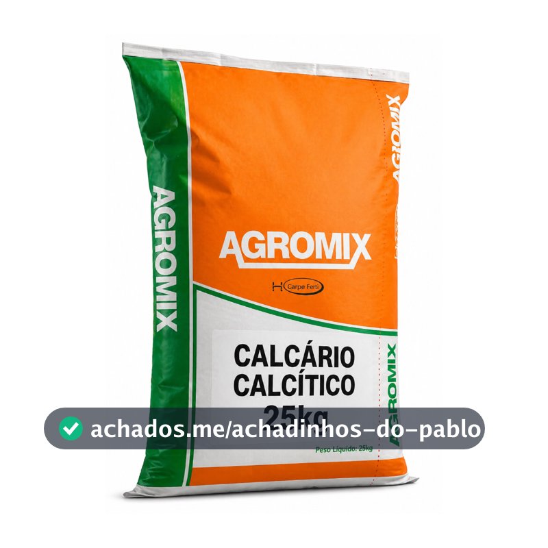 Calcário Calcítico 25kg Galinha Postura Poedeira Calcita  Aves, Cavalo , Porco