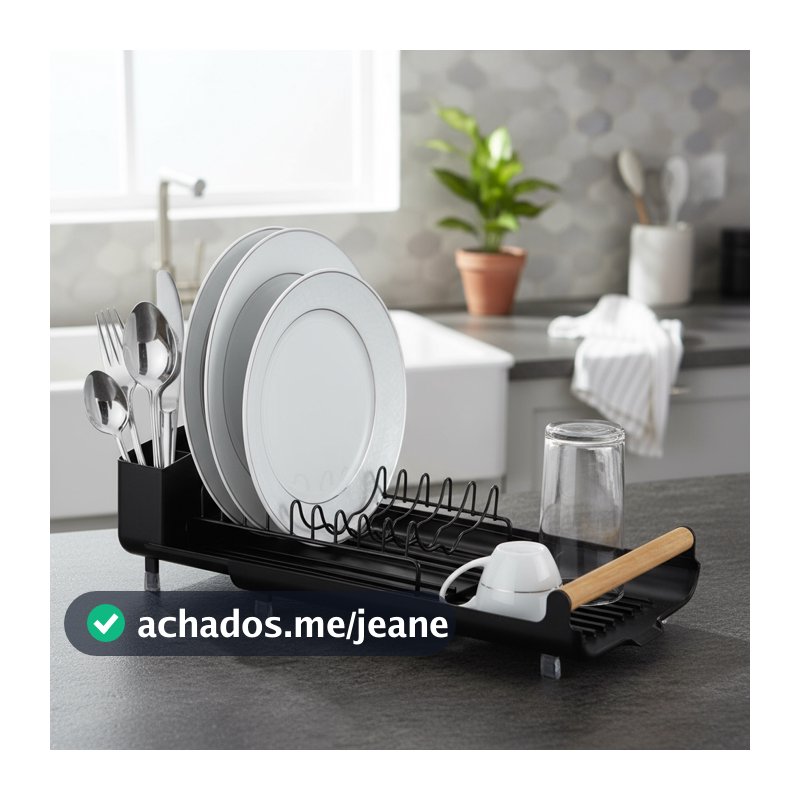 Escorredor De Louças Pratos Copos Talher Compacto Extensivel