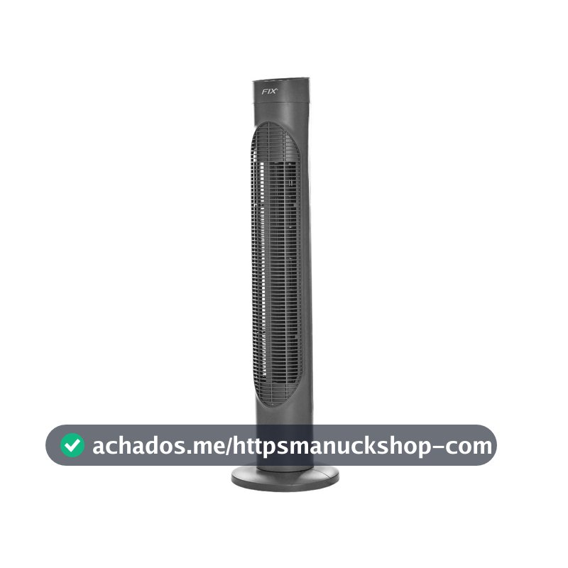 Ventilador Torre Slim Cinza Fix 3 Velocidades 110/220v 86cm