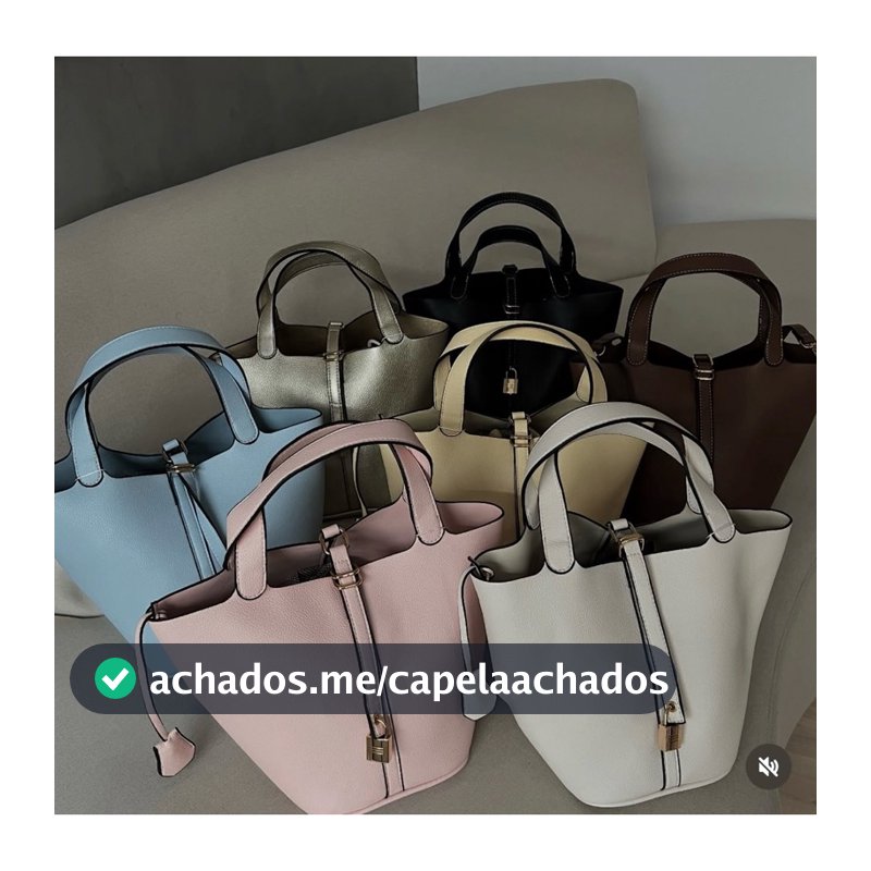 Bolsa Feminina Luxo com Alça Transversal | Couro Texturizado e Fecho Cadeado Elegante