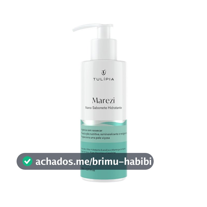 Marezi Sabonete Facial Hidratante e Calmante 110ml Tulípia Hidratação Conforto Cuidados Faciais