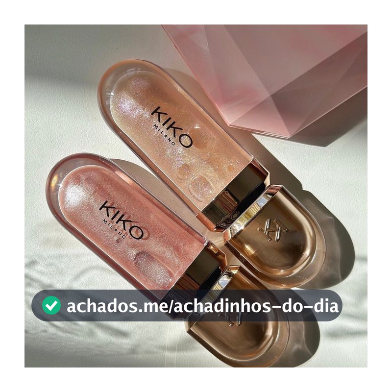 Kiko Lip Gloss 6.5ML3D Hydra Copo Antiaderente De Longa Duração/Óleo Labial Brilhante