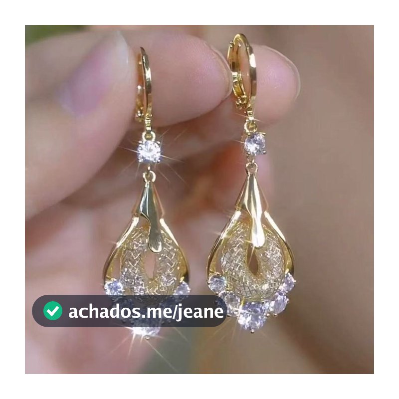 Brincos de orelhas de zircão de aço inoxidável femininos luxuosos e elegantes com orelhas de diamante hipoalergênicos