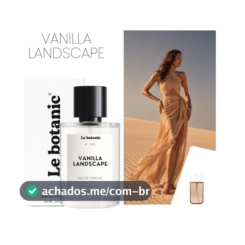 Perfume Vanilla Landscape - Le botanic - Alta Fixação