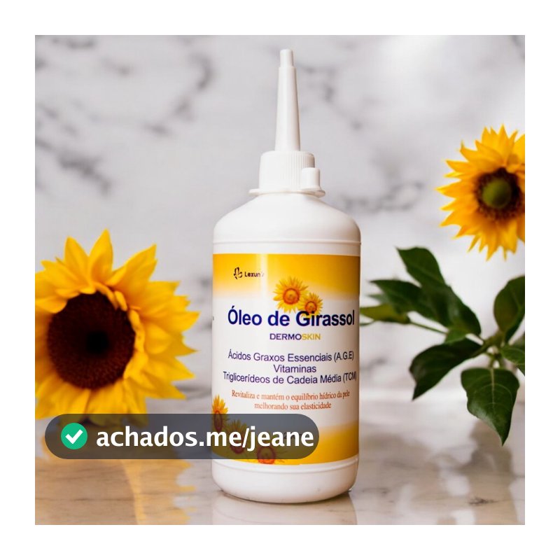 Óleo de Girassol Cicatrizante 200ml (AGE) - Lexun's
