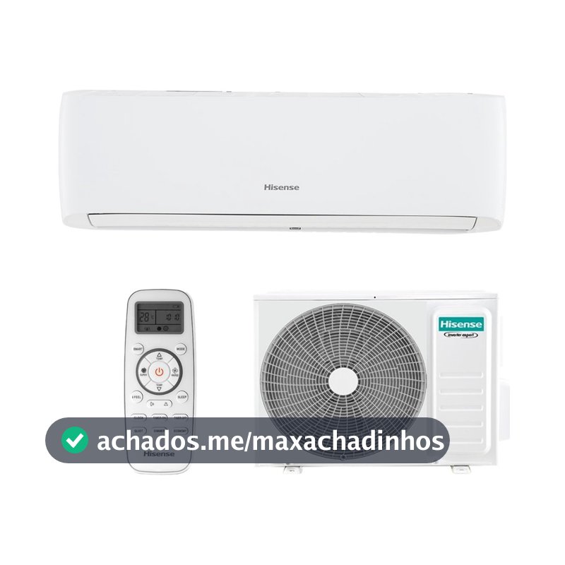 Ar Condicionado Split Hi-wall Hisense Eco Plus 18000 Btus Frio As-18tw2rgsck00 Inverter 220v