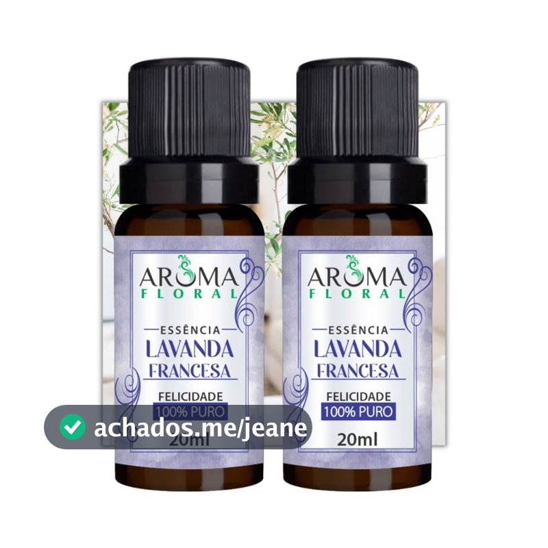 Essencia Lavanda Francesa - Aroma Floral -  Para Aromatizador e Difusor Elétrico