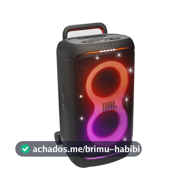 Caixa de Som  PartyBox 520 400W Bluetooth Bateria 15h Luzes JBL