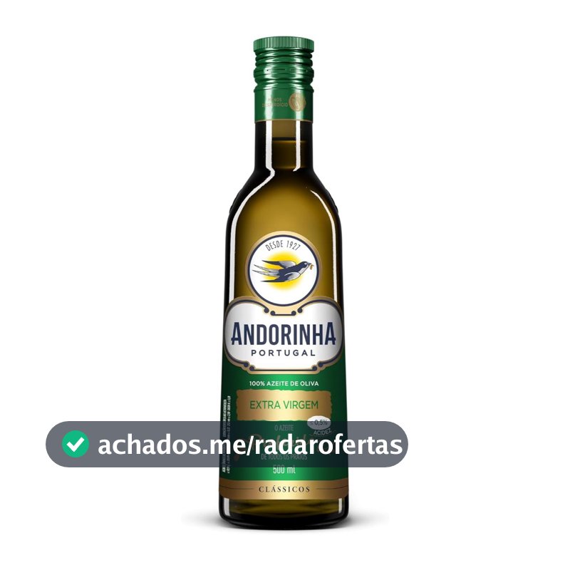 Azeite de Oliva Extra Virgem 500ml - Andorinha