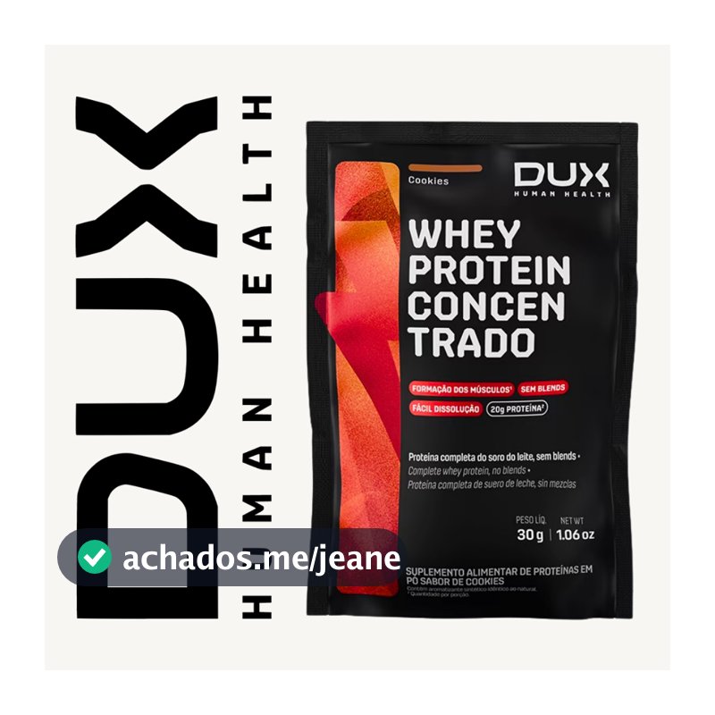 Whey Proteín Dux Sache - Cappuccino Original (Valor Unitário)