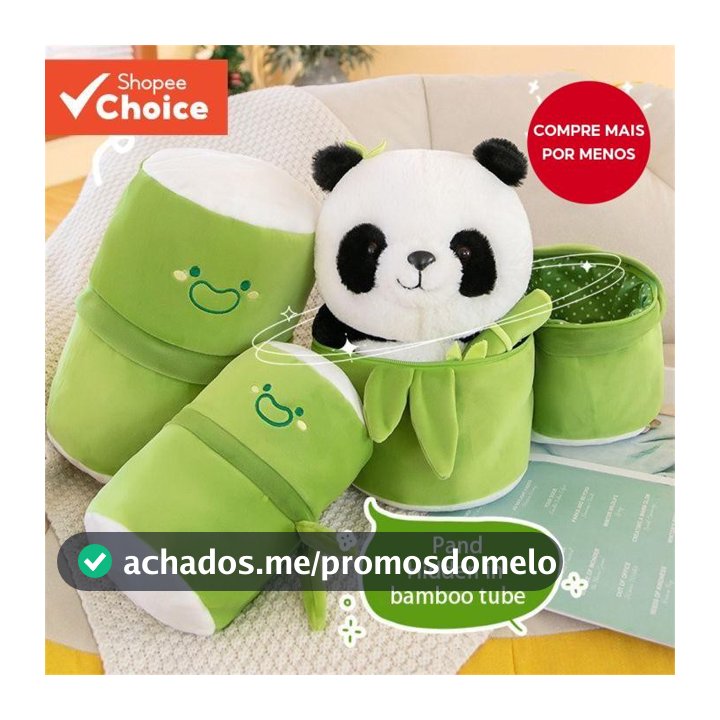 20-25cm Panda Animais De Pelúcia , 2 Em 1 E Bambu Brinquedos Conjunto Brinquedo Presente Boneca Para Crianças