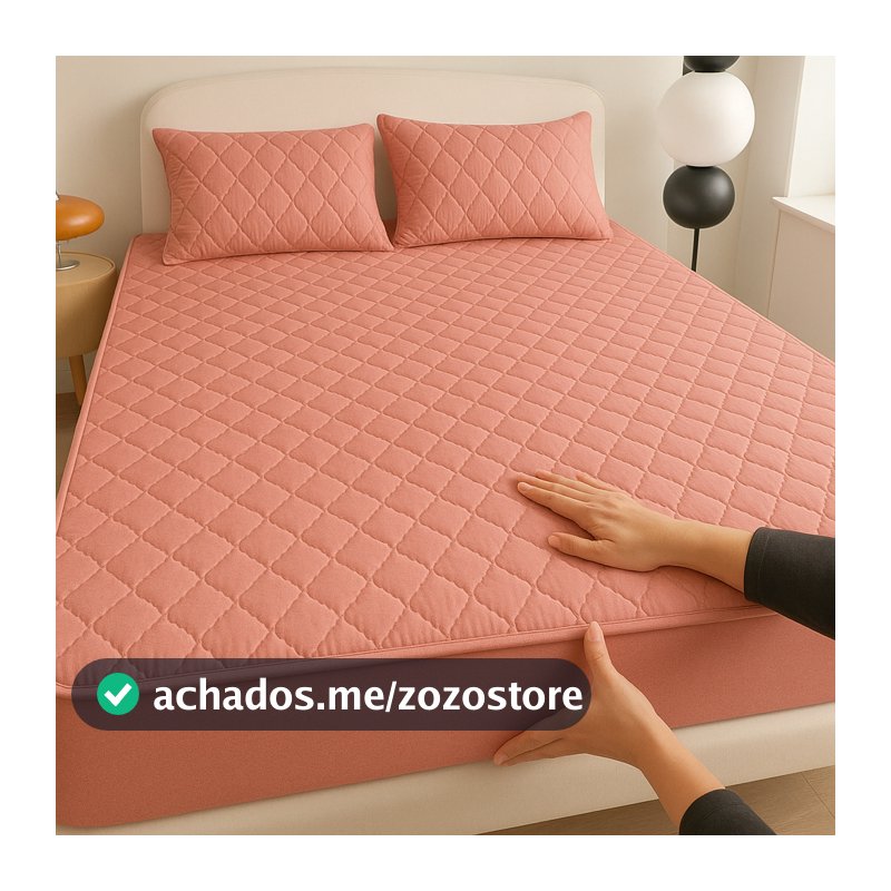 Protetor Impermeável Capa De Colchão Matelado Ultrassônico Com Elástico