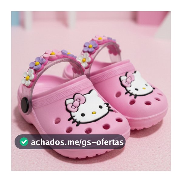 Sandália Papete Infantil Menina Maria Fiore